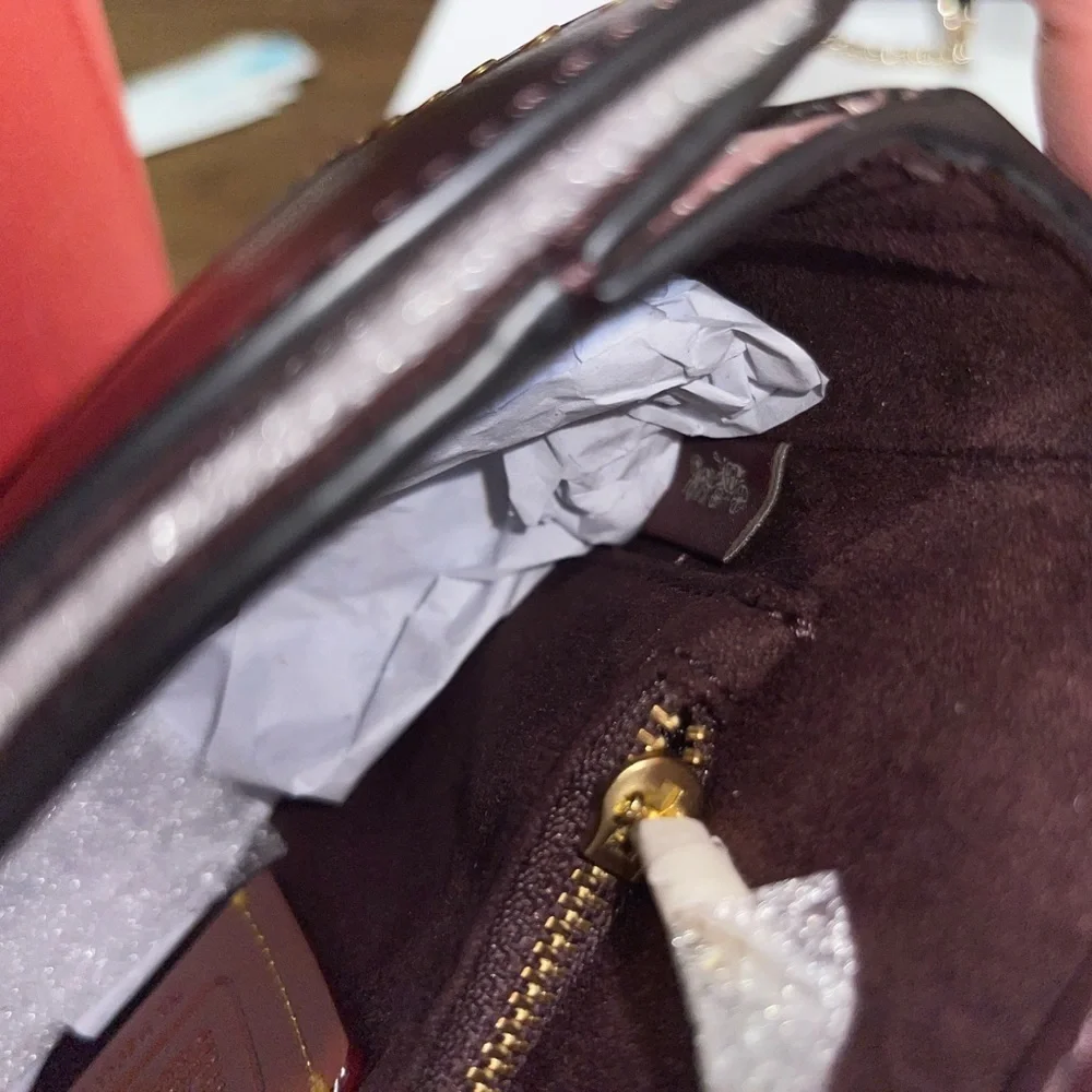 Coach X Jennifer Lopez Hutton Shoulder Bag In Colorblock With Snakeskin Detail - Picture 10 of 14